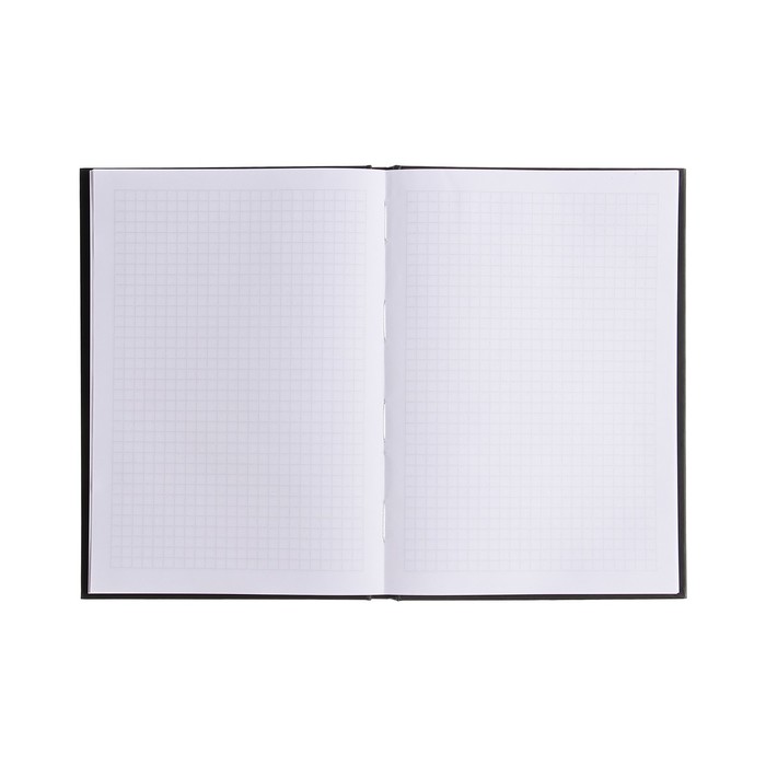 Книга для записей А5, 100 листов, "Сделано в России", обложка картон 7БЦ, матовая ламинация, тиснение фольгой, блок 60г/2