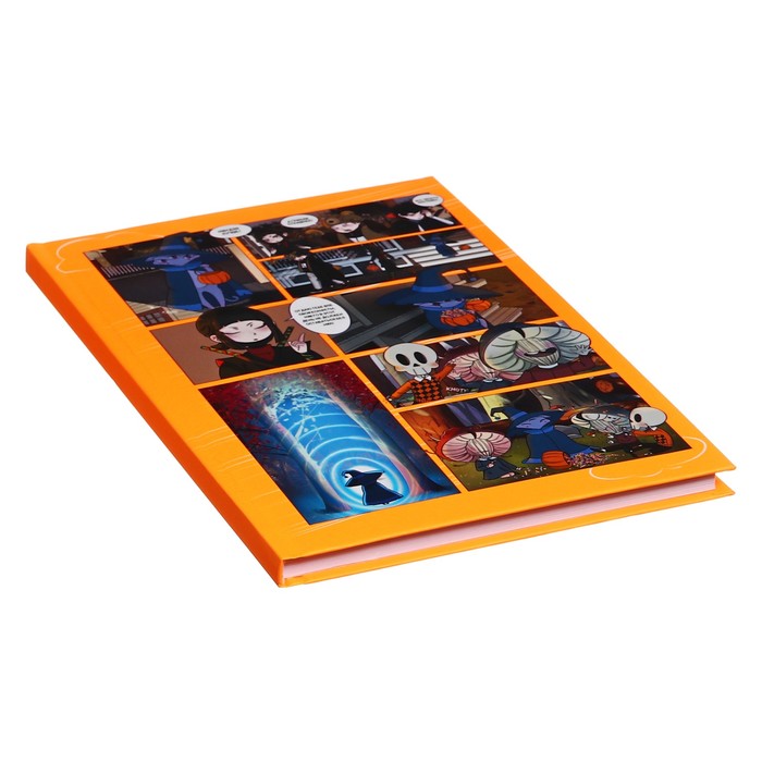 Книга для записей А5, 80 листов, "Манга", обложка картон 7БЦ, матовая ламинация, блок 70г/2