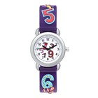 Часы наручные детские, "Цифры", d-2 см, ремешок силикон l-20 см, фиолетовые - фото 109561357