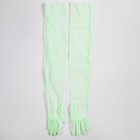 Карнавальный аксессуар- перчатки прозрачные, цвет зеленый - Фото 3