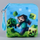 Кошелёк детский «Пиксели», плюшевый, МИКС - Фото 2