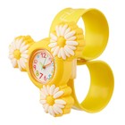 Часы наручные детские "Ромашки", со спинером, ремешок l-21.5 см - Фото 2