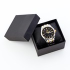 Часы наручные кварцевые мужские, с календарем, d-4.2 см, ремешок l-26 см, 3 АТМ - фото 32796334