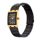 Часы наручные кварцевые женские, с календарем, циферблат 4.2 х 2.9 см, ремешок l-26 см, 3 АТМ, черны 9905698