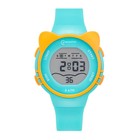 Часы наручные детские электронные, d-3.8 см, будильник, календарь, ремешок l-22см, 3АТМ - фото 23626508