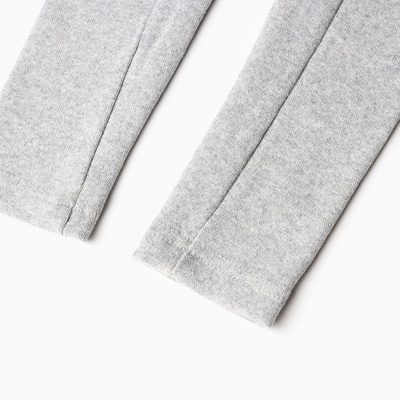 Термобелье для девочки (лонгслив, легинсы), серое, рост 98-104 см