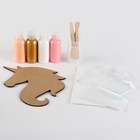 Набор для творчества. Флюид арт. Рисование акрилом «Волшебный единорог» - Фото 3