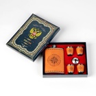 Подарочный набор «Компас»: фляжка 270 мл, 4 стопки, воронка - Фото 5