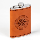 Подарочный набор «Компас»: фляжка 270 мл, 4 стопки, воронка - Фото 3