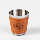 Подарочный набор «Компас»: фляжка 270 мл, 4 стопки, воронка - Фото 4