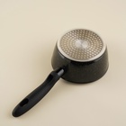 Ковш алюминиевый SL Home, d=16 см, h=7.4 см, антипригарное покрытие, индукция, чёрный - Фото 5