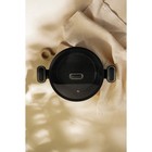 Кастрюля - жаровня SL Home, d=24 см, h=6.5 см, антипригарное покрытие, индукция, алюминий, чёрная - Фото 6