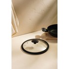 Крышка SL Home, d=24 см, с силиконовым ободком, стекло - Фото 4