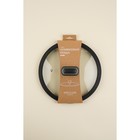 Крышка SL Home, d=24 см, с силиконовым ободком, стекло - Фото 6