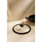 Крышка SL Home, d=26 см, с силиконовым ободком, стекло - Фото 4