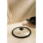 Крышка SL Home, d=28 см, с силиконовым ободком, стекло - Фото 4