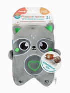 Игрушка грелка от колик Крошка Я «Енот», вишнёвые косточки - Фото 4