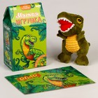 Набор мягкая игрушка с пазлами "Динозавр" - Фото 2