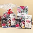 Подарочный набор «Мечты»: чай чёрный со вкусом: апельсин и шоколад 50 г, печенье с предсказанием 8 шт., ежедневник 80 листов - Фото 1