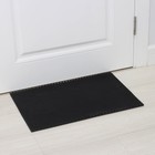 Коврик универсальный придверный «Соты», 40×60 см, цвет чёрный 10199241