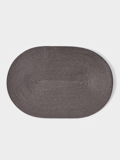 Салфетка сервировочная на стол Magistro «Лофт», 31×45 см, овальная, коричневая