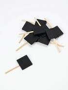 Ценник меловой на ножке «Прямоугольник», 10 шт. 8×3.5 см, чёрный - Фото 3