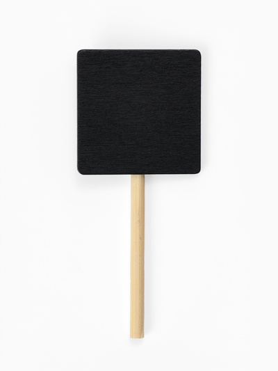 Ценник меловой на ножке «Прямоугольник», 10 шт. 8×3.5 см, чёрный