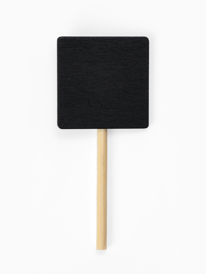 Ценник меловой на ножке «Прямоугольник», 10 шт. 8×3.5 см, чёрный - Фото 1