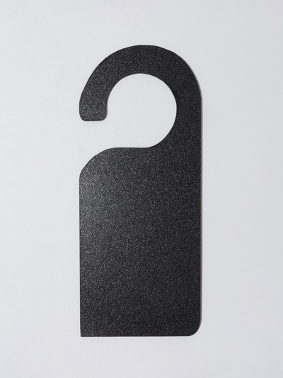 Ценник меловой «Крючок», 19.3×8.5 см, чёрный