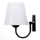 Бра «София» Е14 15 Вт черный 14×26 см - фото 5026951