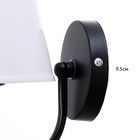 Бра «София» Е14 15 Вт черный 14×26 см - фото 5026953