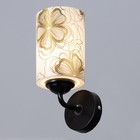 Бра "Меган" Е27 15Вт черный 8х19 см - фото 24987991