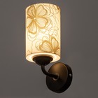 Бра "Меган" Е27 15Вт черный 8х19 см - фото 24987992