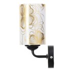 Бра "Меган" Е27 15Вт черный 8х19 см - фото 24987993