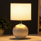 Настольная лампа "Балле" 1хE14 белый 15х15х26 см RISALUX - Фото 2