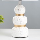 Настольная лампа "Анно" 1хE14 белый 22,5х22,5х38 см RISALUX - фото 23381122