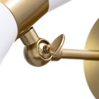 Бра "Бьянка" 1хЕ27 40Вт бело-золотой 12х26х26 см - фото 23362236