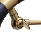 Бра "Бастони" 1хЕ27 40Вт черно-золотой 18х30х30 см - фото 23362244