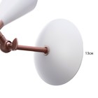 Бра "Бастони" 1хЕ27 40Вт бело-золотой 18х30х30 см - фото 24428866