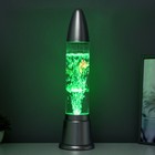 Светильник "Аквариум" LED RGB, лава, серебро 12x12x50 см - Фото 4