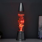 Светильник "Аквариум" LED RGB, лава, серебро 12x12x50 см - Фото 9