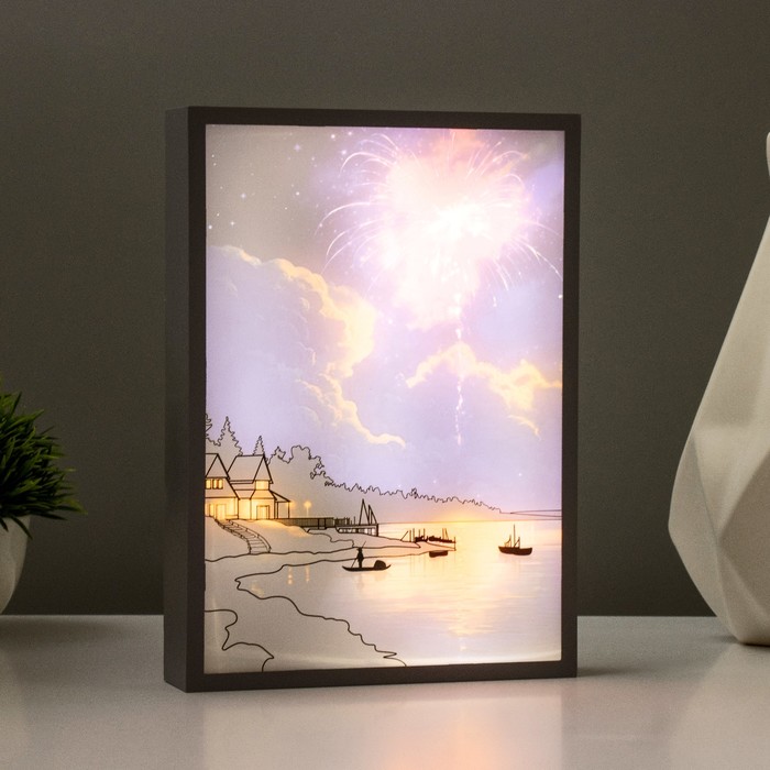 

Ночник "Фейерверк" LED 3Вт белый 3,5х15,5х21,5 см