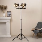 Торшер "Ретро" 2хЕ27 40Вт черный 60х60х175 см - фото 23362293