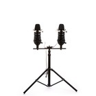 Торшер "Ретро" 2хЕ27 40Вт черный 60х60х175 см - фото 23362285