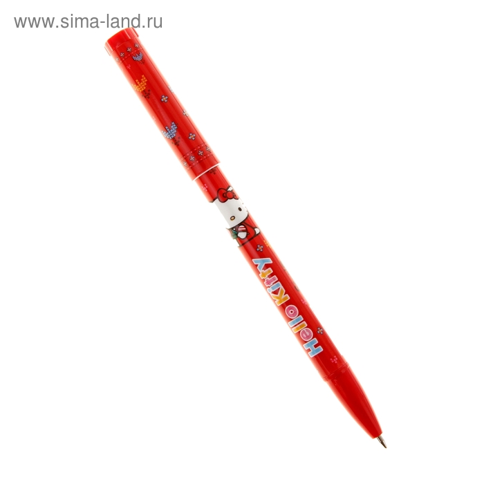 Ручка шариковая автомат дизайн Hello Kitty 0,7мм - Фото 1