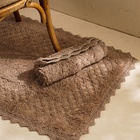 Коврики SL Home, 2 шт., 59×73 см, 68×104 см, кремовые - Фото 7