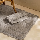 Коврики SL Home, 2 шт., 60×73 см, 68×107 см, серые - Фото 7