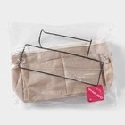 Органайзер подвесной с карманами Доляна My Basket, 4 отделения, 30×10×20 см, цвет бежевый - Фото 6