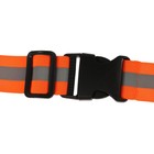 Светоотражающий ремень, сигнальный, оранжевый, регулируемый размер, эластичный - Фото 4