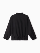 Ветровка (бомбер) для девочки MINAKU: Casual Collection KIDS, чёрная, рост 152 см - Фото 13